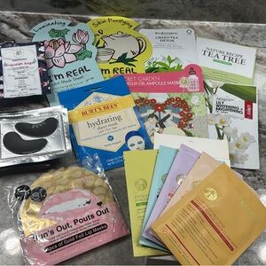Brand New Sheet Mask Bundle, Lip Masks and Eye Masks